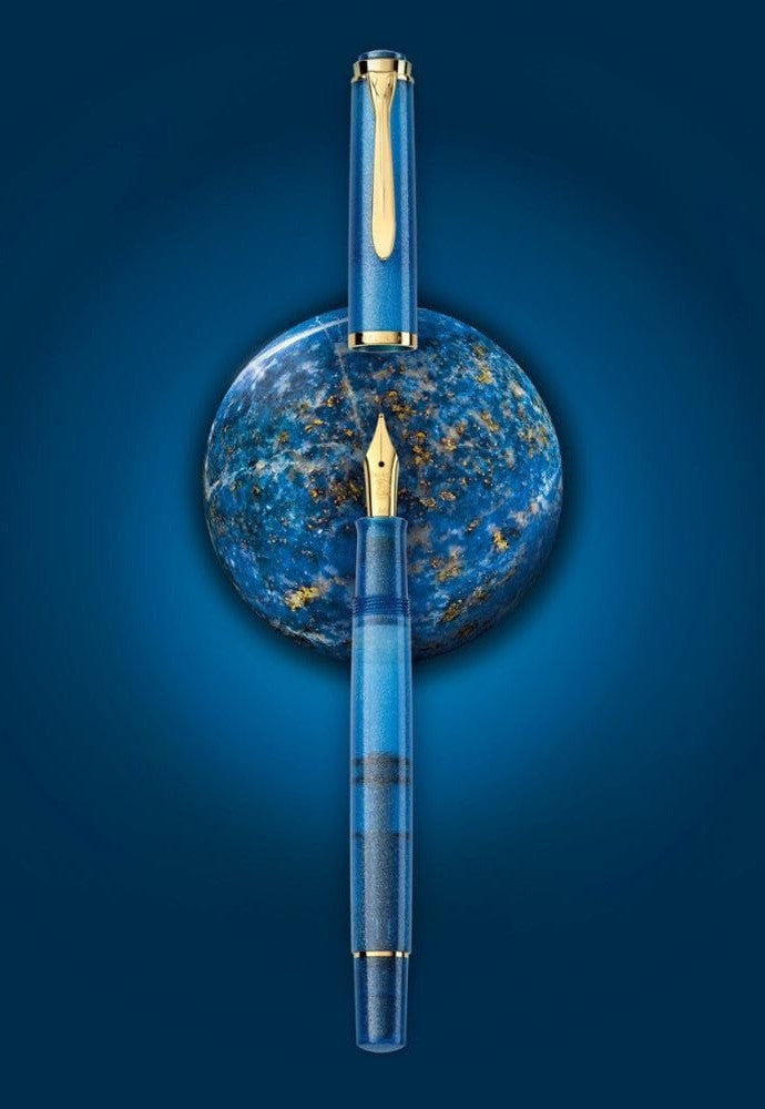 Zestaw Pelikan M200 Golden Lapis: Pióro Wieczne + Atrament | Edycja Specjalna 2024