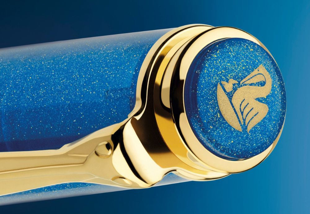 Zestaw Pelikan M200 Golden Lapis: Pióro Wieczne + Atrament | Edycja Specjalna 2024