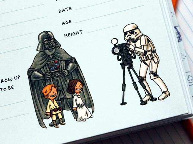 Szkolny pamiętnik StarWars Chronicle Books Keepsake Journal