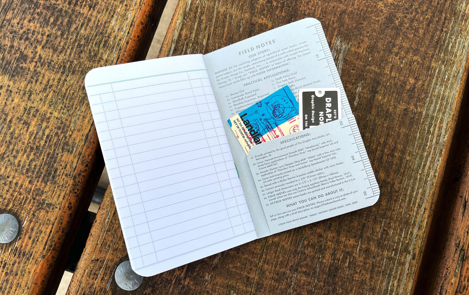 Notesy Field Notes Index | Log Book