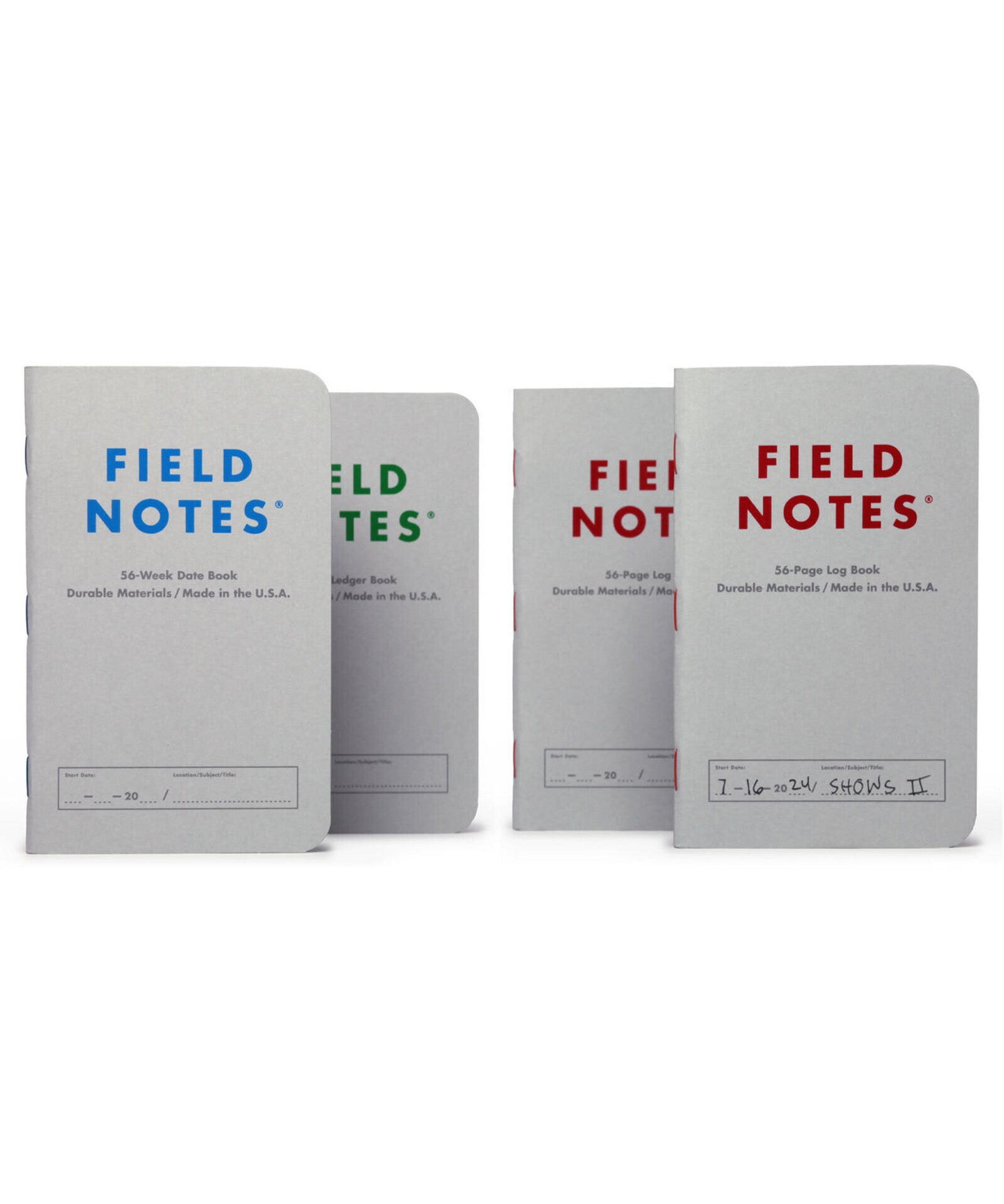Notesy Field Notes Index | Log Book