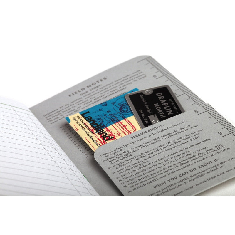 Notesy Field Notes Index | Ledger & Book Date