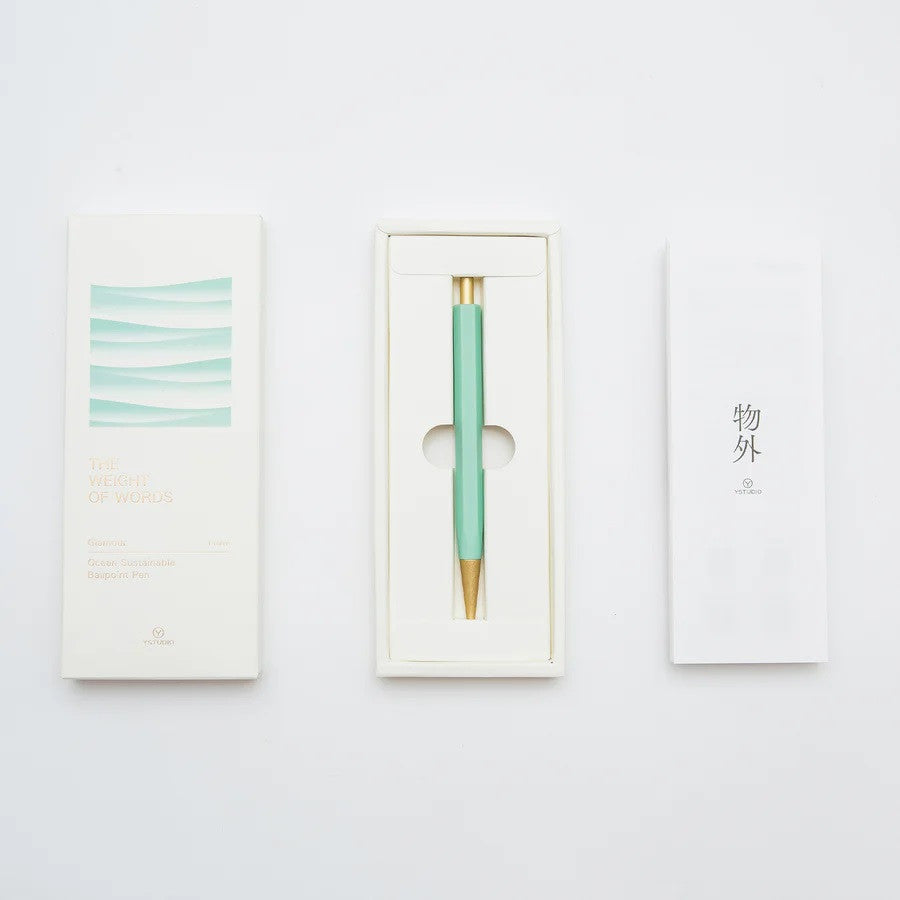 Długopis ystudio Ocean Sustainable | Teal Green