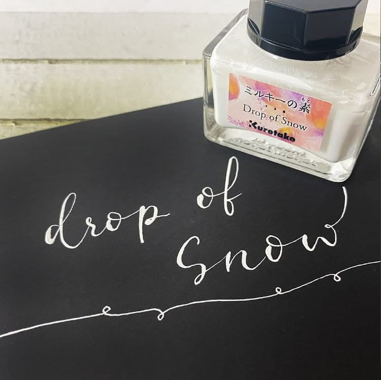 Medium matujące do tuszu Kuretake | Drop of Snow