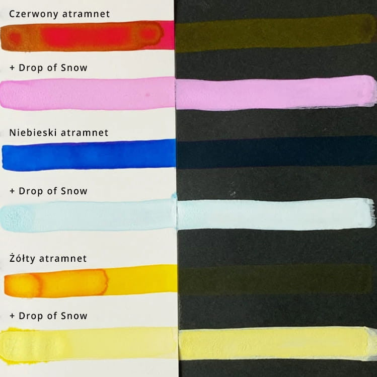 Medium matujące do tuszu Kuretake | Drop of Snow