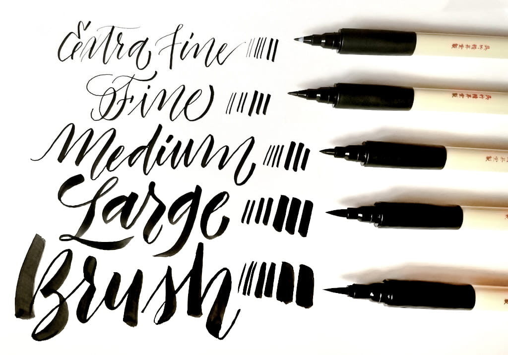 Zestaw Brush Penów BIMOJI Kuretake Zig | Inktober 2024