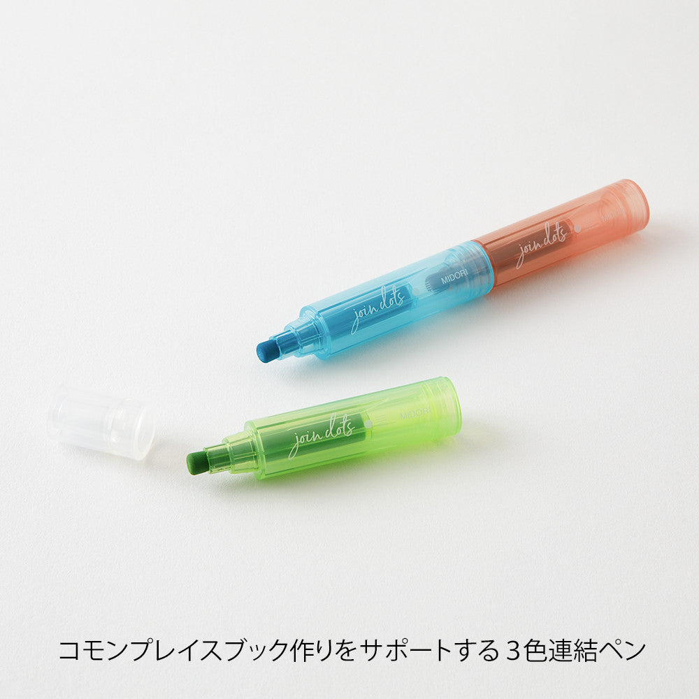 Zakreślacze Midori Connecting Pen Join Dots | Bright
