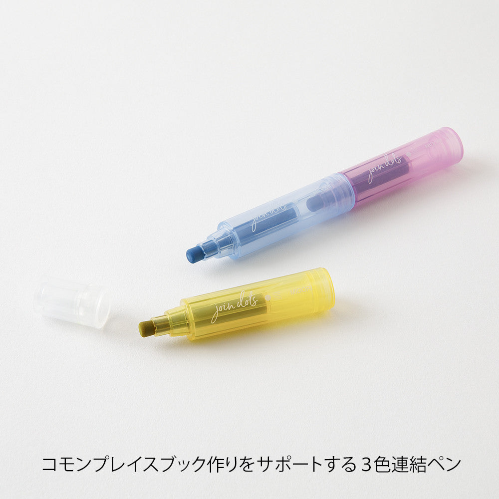Zakreślacze Midori Connecting Pen Join Dots | Pastel