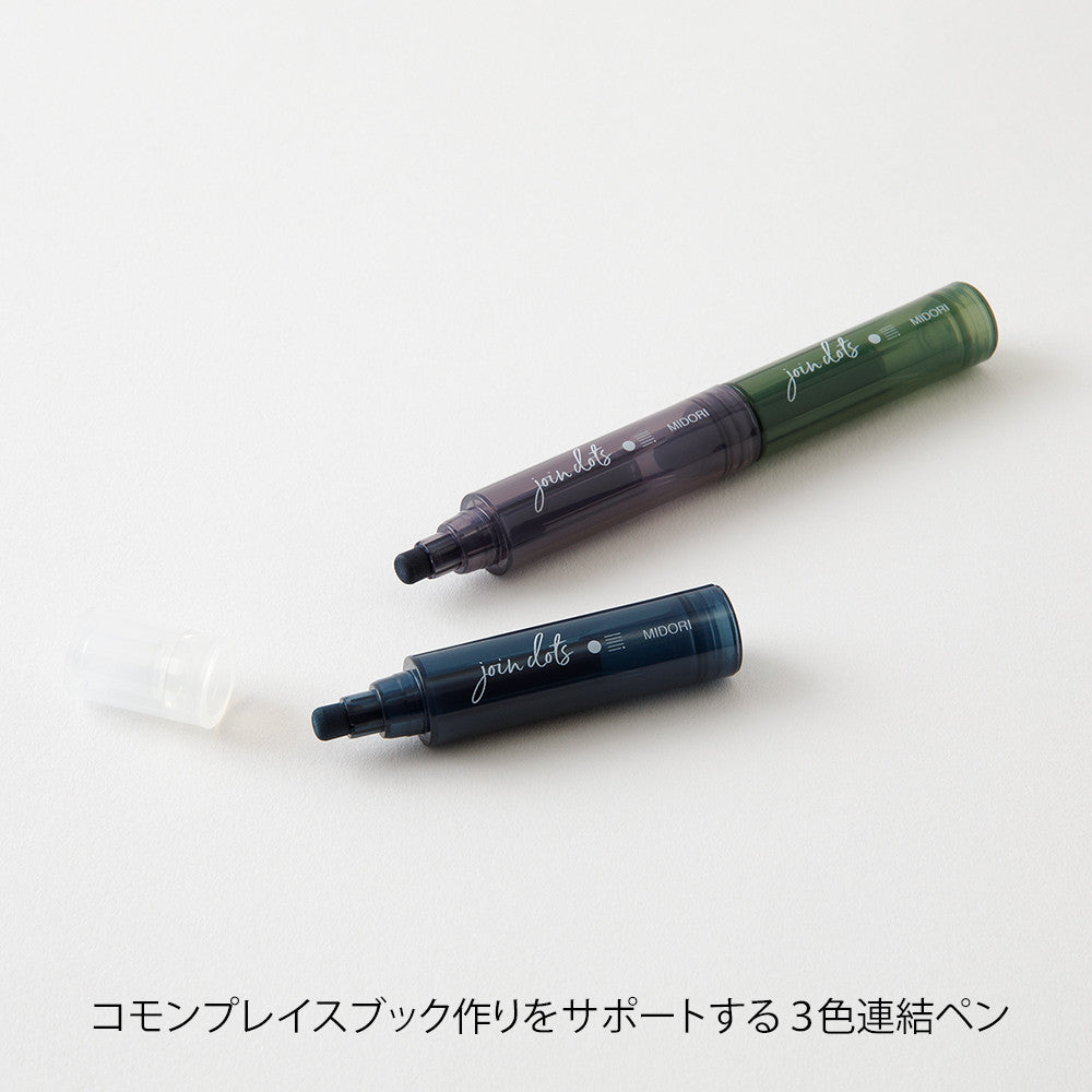 Zakreślacze Midori Connecting Pen Join Dots | Dark