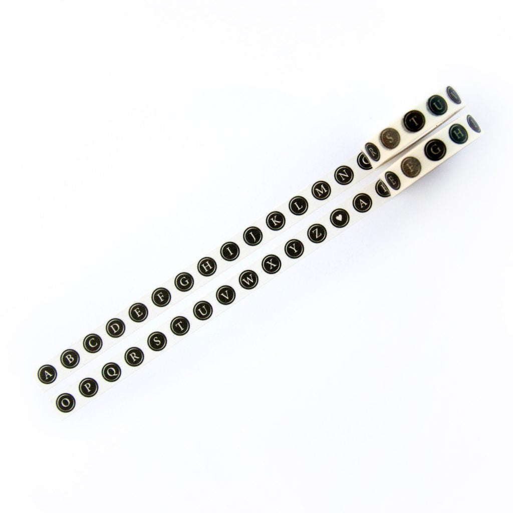 Taśma washi Willwa | Klawisze maszyny do pisania