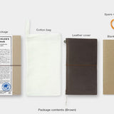 Notatnik Traveler's Notebook | Brązowy