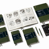 Notatnik Monocle by Leuchtturm1917 B5 w kropki | Oliwkowy