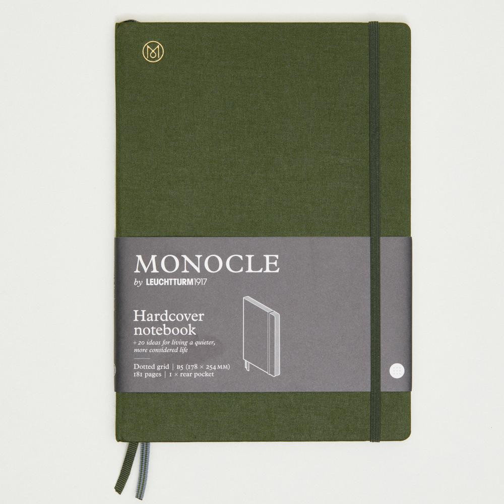 Notatnik Monocle by Leuchtturm1917 B5 w kropki | Oliwkowy