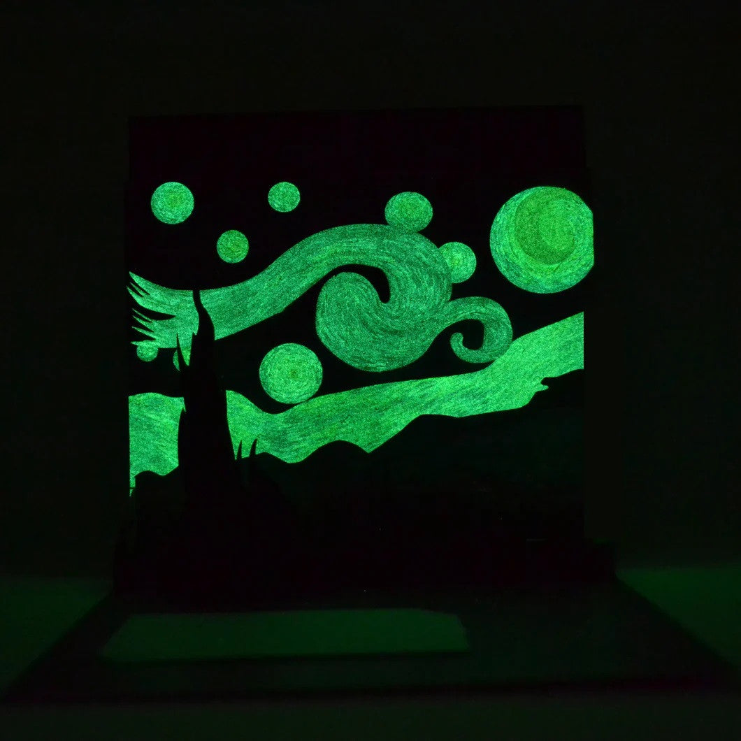 Kartka okolicznościowa Pop-up | Gwiaździsta noc