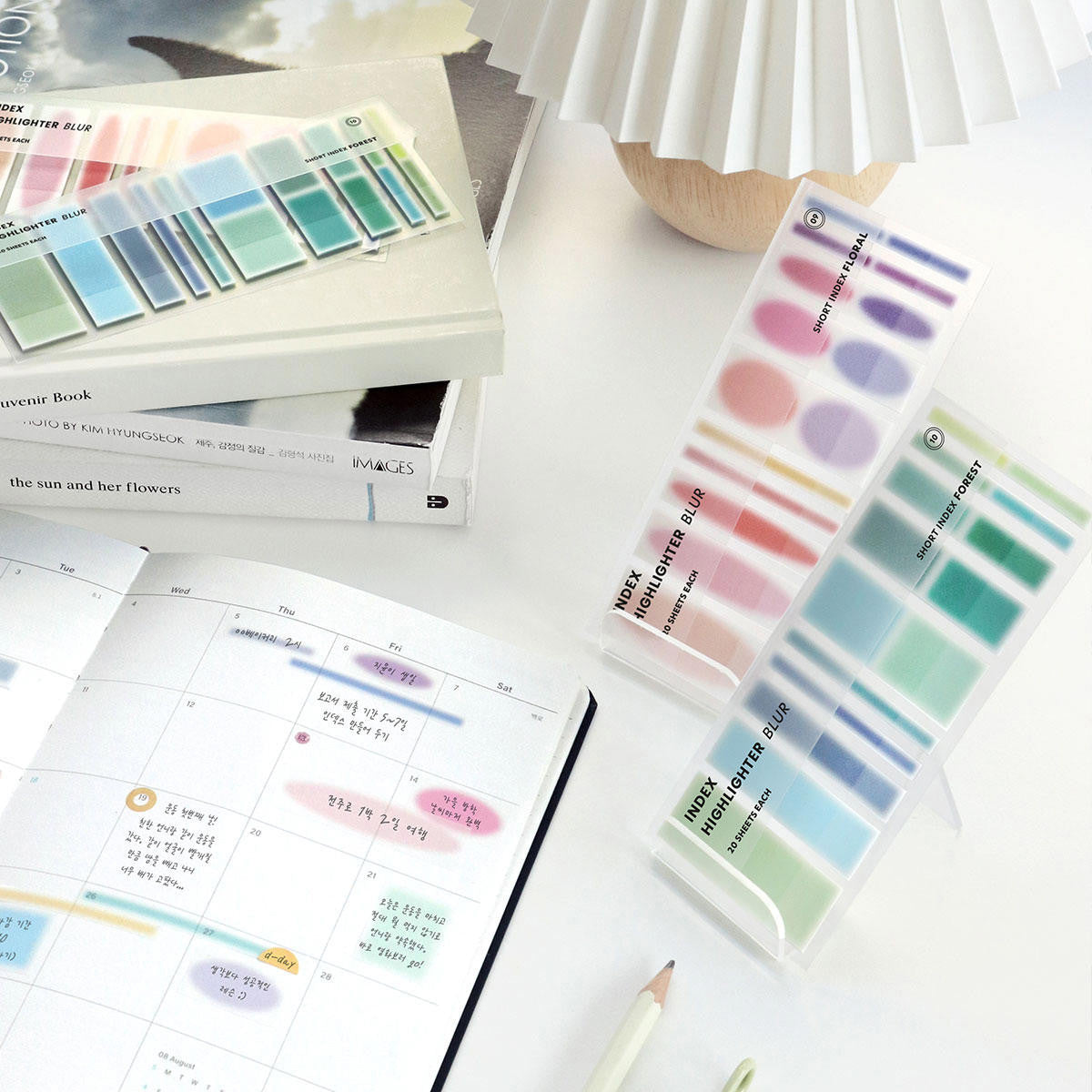 Zakładki indeksujące ICONIC Short Index Highlighter Blur