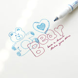 Zestaw długopisów ICONIC Double Line Deco Pen | Spring