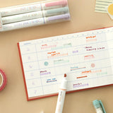 Zestaw długopisów ICONIC Double Line Deco Pen | Spring