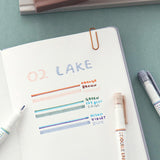 Zestaw długopisów ICONIC Double Line Deco Pen | Lake