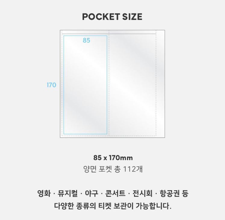 Album na bilety ICONIC Moment Ticket Book