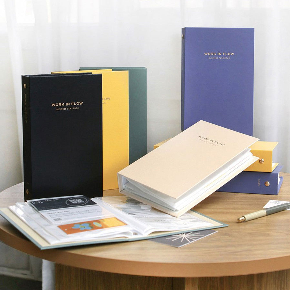 ICONIC Flow Business Card Book album – Escribo