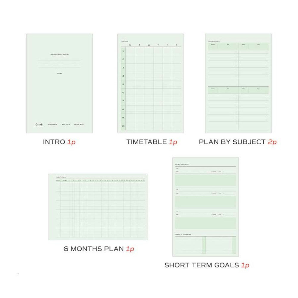 Planer ICONIC Flow Study Planner