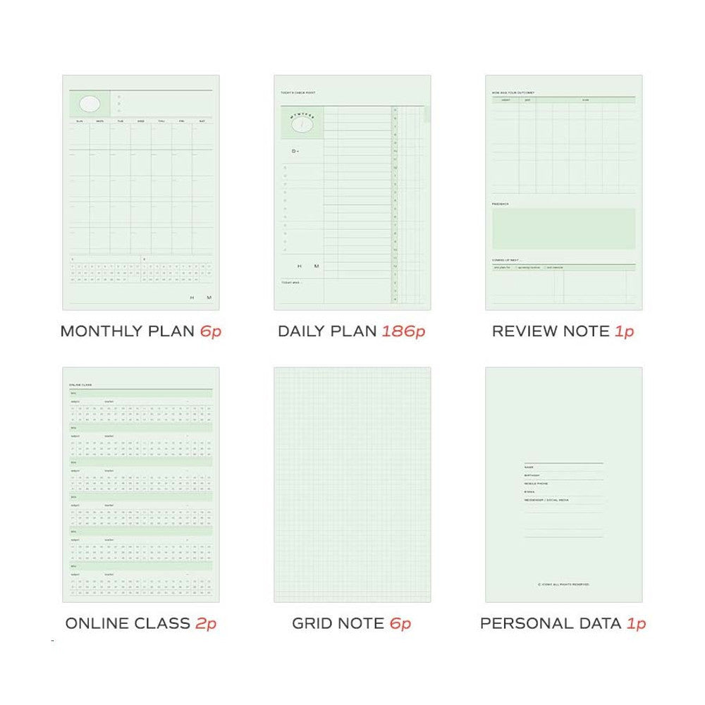 Planer ICONIC Flow Study Planner