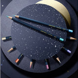 Metaliczne kredki Caran D'Ache Cosmic Blue 10 szt. | Edycja limitowana