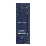 Metaliczne kredki Caran D'Ache Cosmic Blue 10 szt. | Edycja limitowana