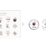 Zestaw stempli silikonowych Icon| Jesień