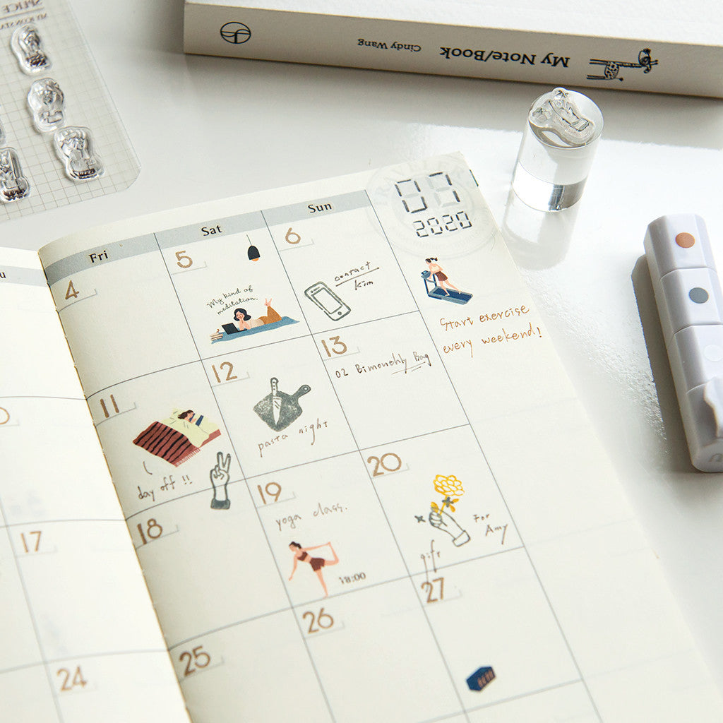 Zestaw stempli silikonowych Icon | Dłonie