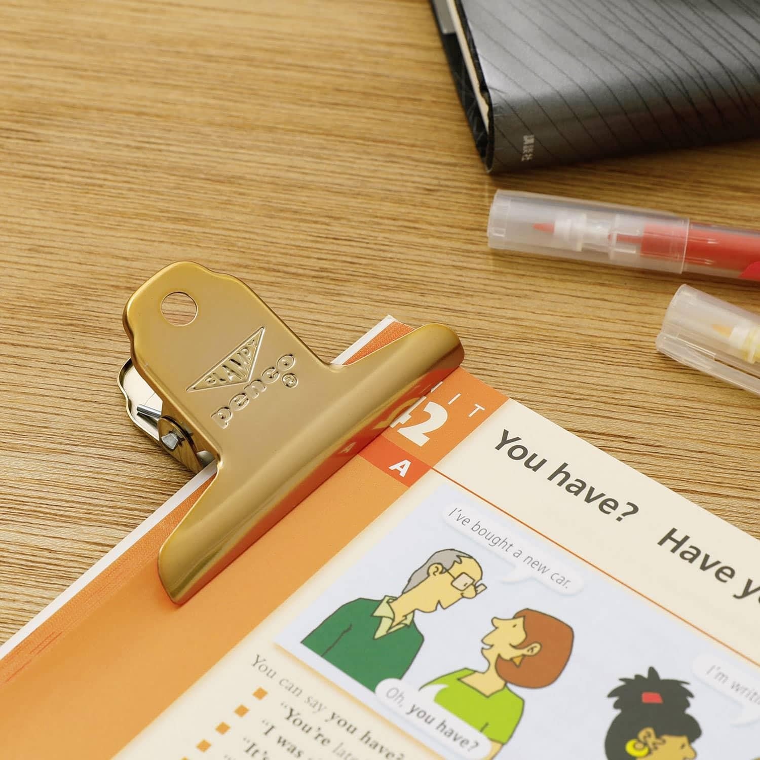 Klips zaciskowy penco S | Złoty