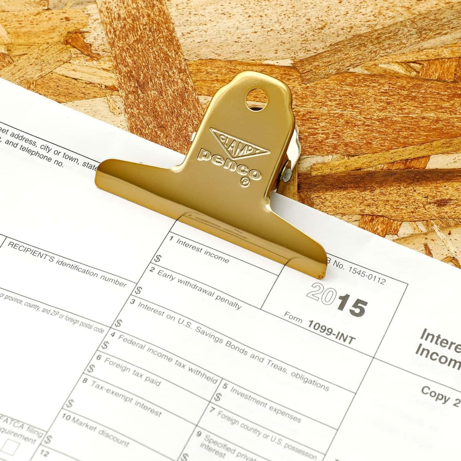 Klips zaciskowy penco S | Złoty