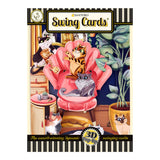 Kartka Okolicznościowa Santoro Swing Cards | Wylegujące się Koty