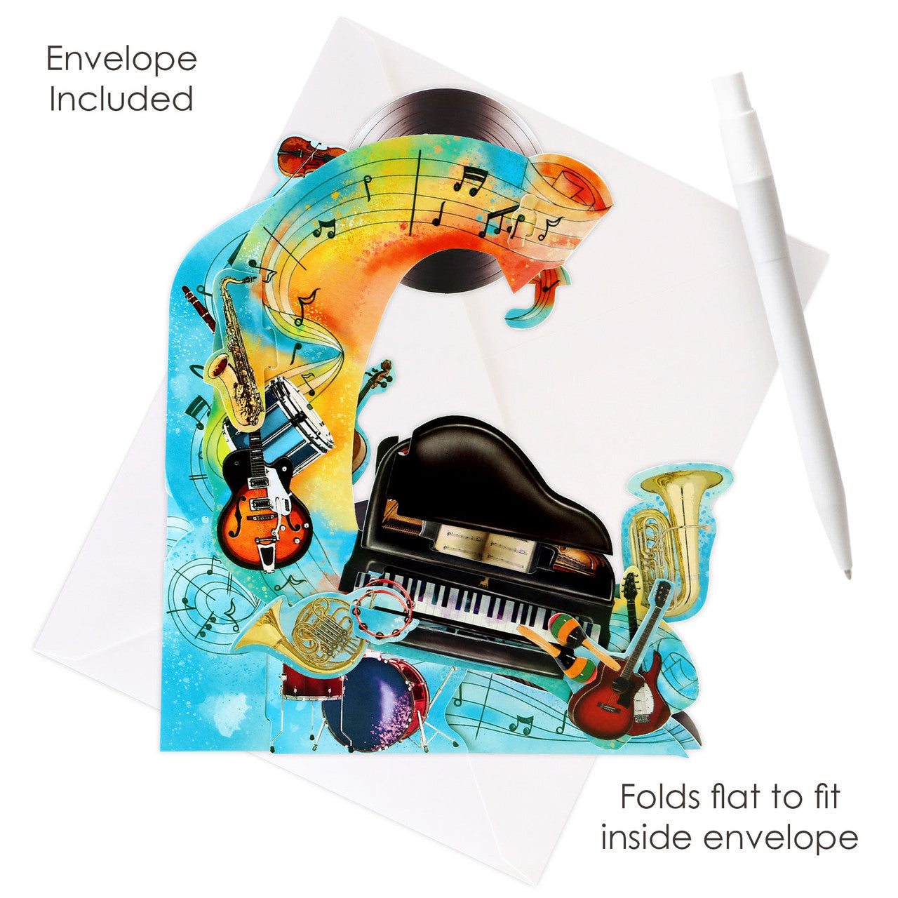 Kartka Okolicznościowa Santoro Pendulum | Muzyka