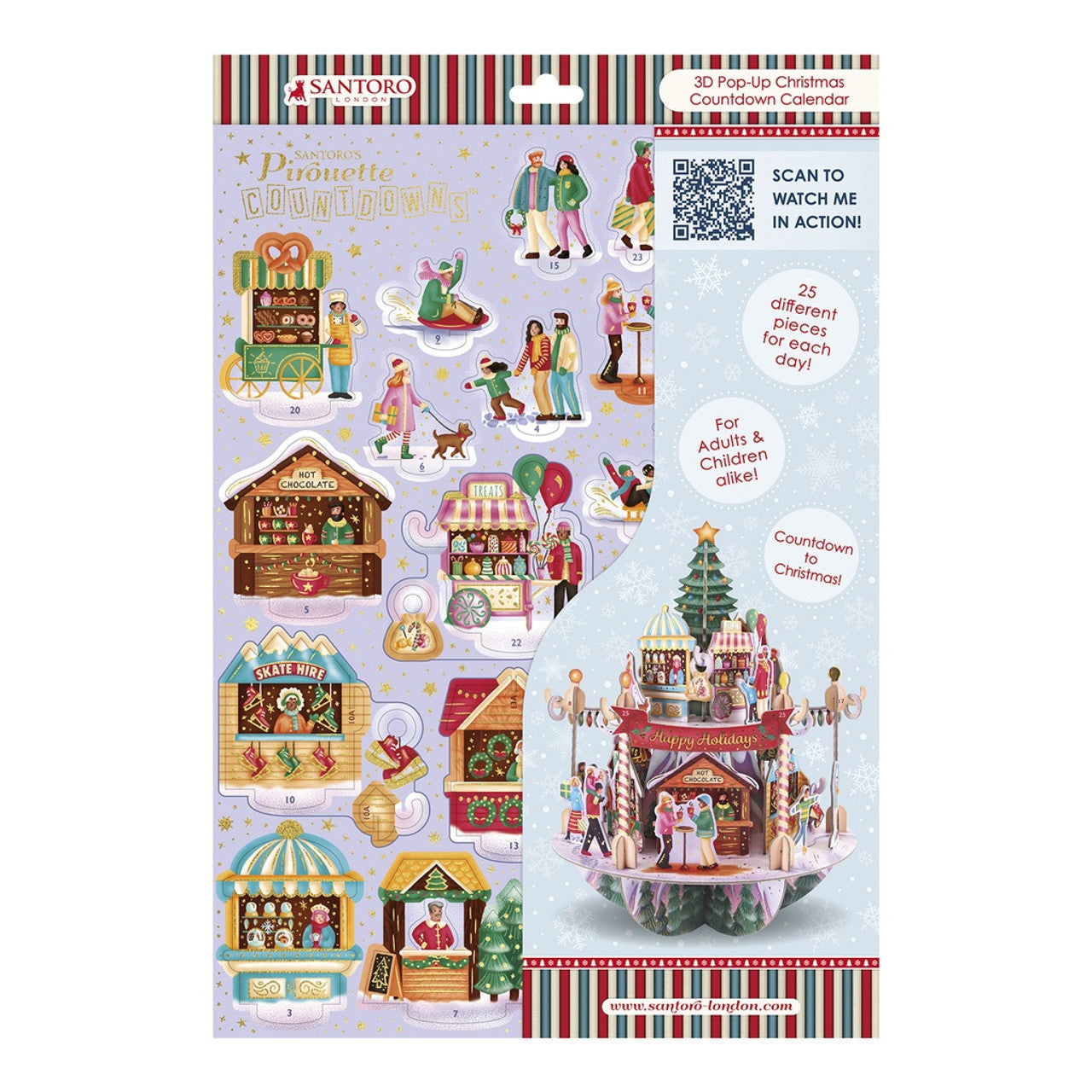 Kalendarz adwentowy Santoro | Jarmark Bożonarodzeniowy