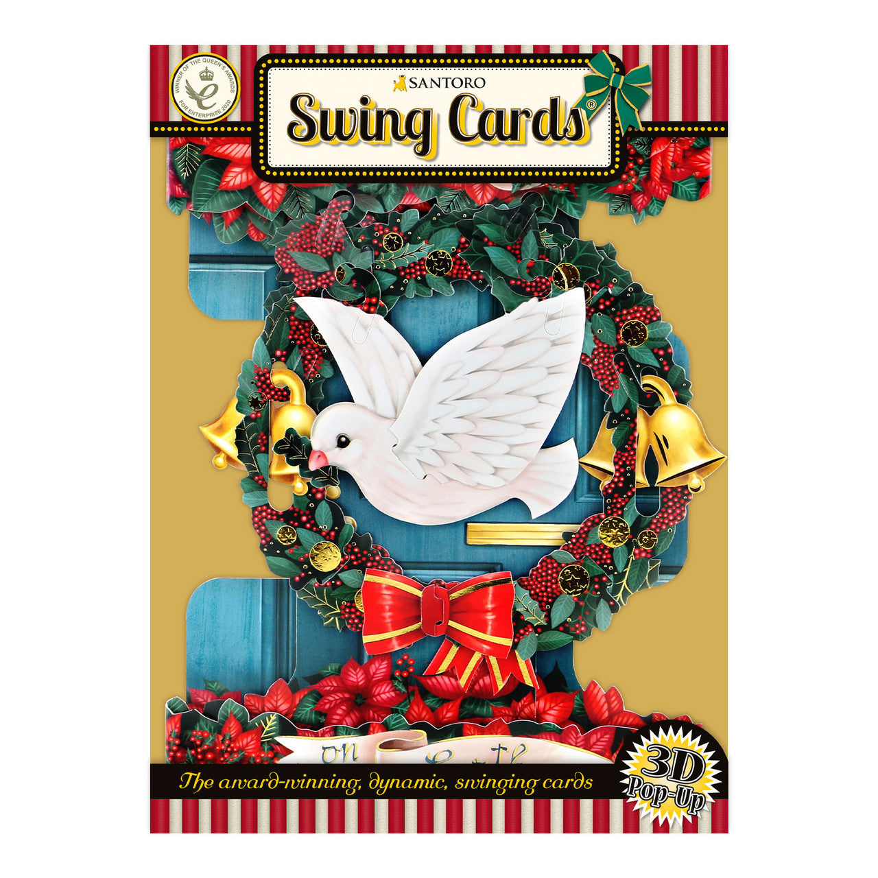 Kartka Świąteczna Santoro Swing Cards | Pokój na świecie