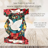 Kartka Świąteczna Santoro Swing Cards | Pokój na świecie