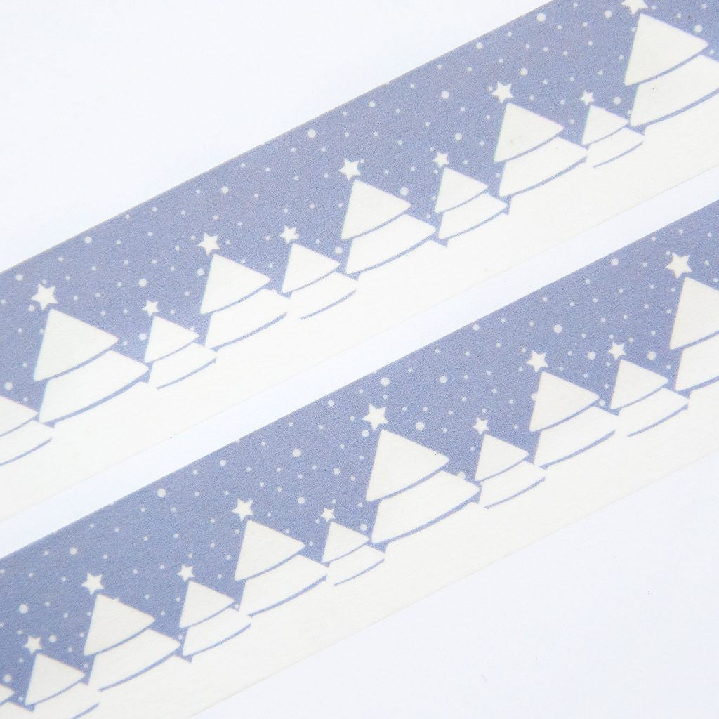 Taśma washi Willwa | Śnieżny zimowy las