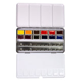 Zestaw akwareli w kostkach Aquarius Botanical 12 kolorów | Izabela Wolska-Kuśmider