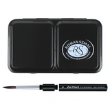 Zestaw akwareli w półkostkach Aquarius 12 kolorów + pędzel | Urban Sketchers