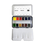 Zestaw akwareli w półkostkach Aquarius 12 kolorów | Travel Set