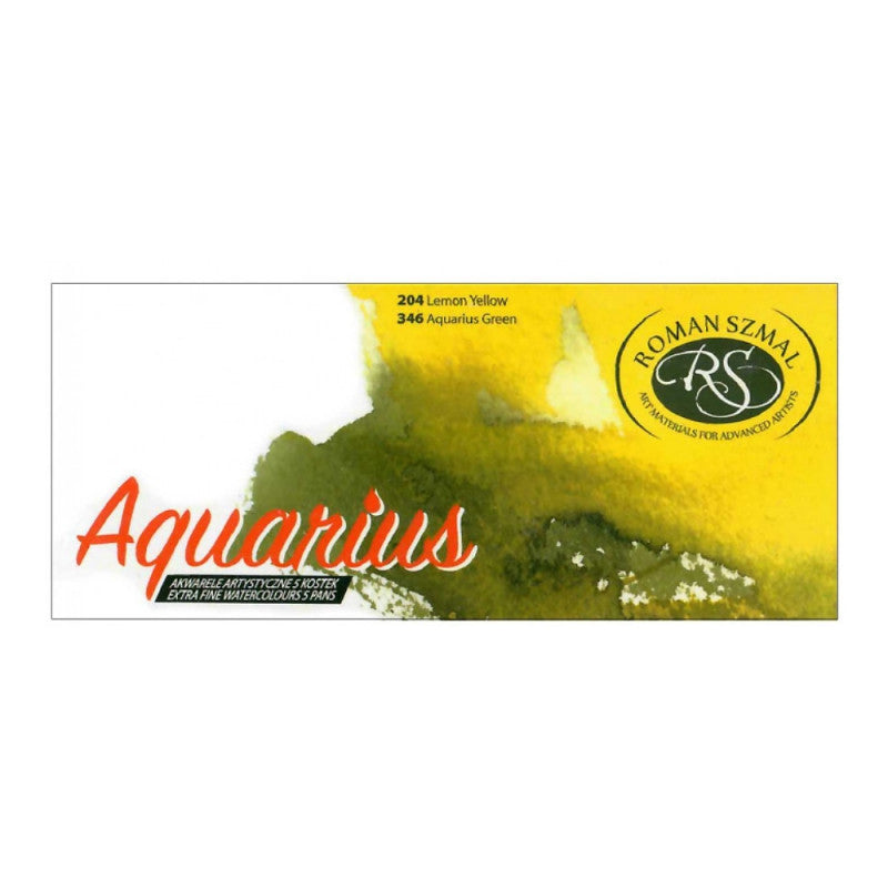 Zestaw akwareli w kostkach Aquarius | 5 kolorów