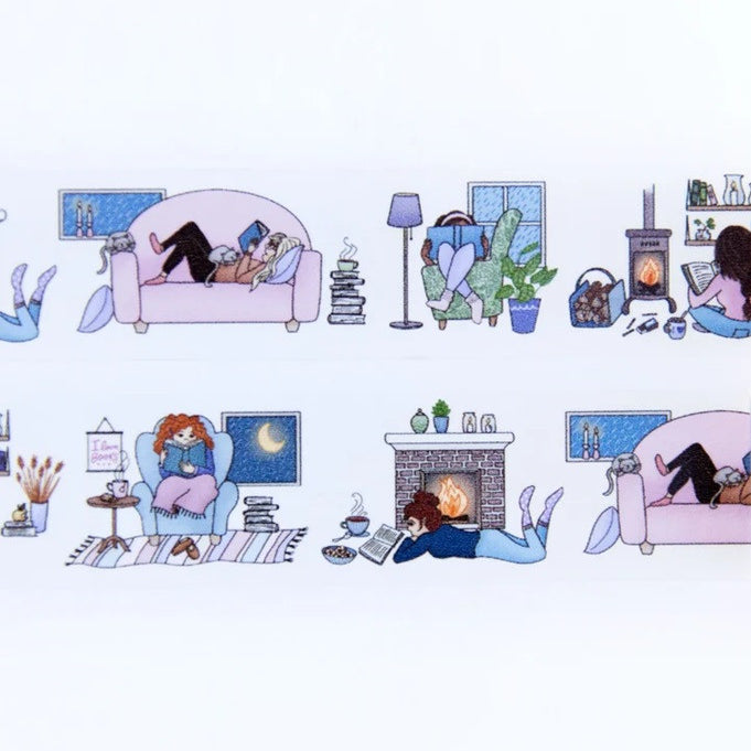 Taśma washi Willwa | Odpoczynek z Książką