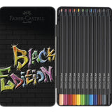 Kredki trójkątne Faber-Castell Black Edition | 12 kolorów