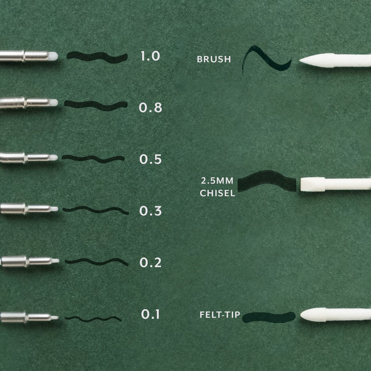 Zestaw 3 wymiennych końcówek do Tom's Studio Lumos | Brush