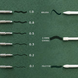 Zestaw 3 wymiennych końcówek do Tom's Studio Lumos | Felt Fibre Tip