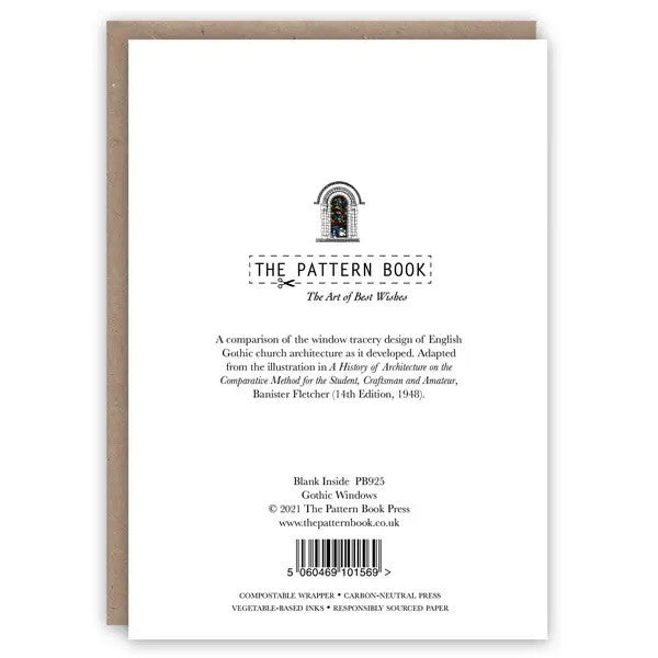 Kartka okolicznościowa | Okna w stylu gotyckim