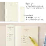 Notatnik Midori Commonplace Book A6 | Szary