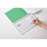 Teczka King Jim NANAMEKURI A4 | Czarna