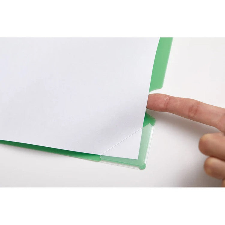 Teczka King Jim NANAMEKURI A4 | Biała